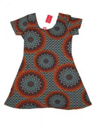Modelo: Gris Vestido hippie suelto con Mod Gris