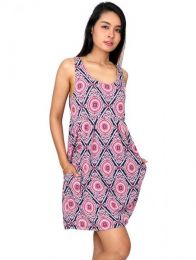 Detalle no seleccionable para compra Vestido hippie suelto con detalle del producto