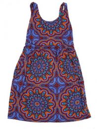 Modelo: Morado Vestido hippie suelto con Mod Morado