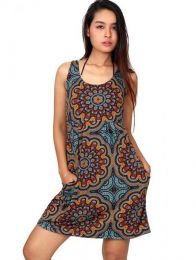 Detalle no seleccionable para compra Vestido hippie suelto con detalle del producto