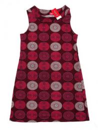 Modelo: Rojo Vestido hippie suelto con Mod Rojo
