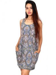 Detalle no seleccionable para compra Vestido hippie suelto con detalle del producto