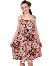 Detalle no seleccionable para compra Vestido hippie suelto estampado detalle del producto