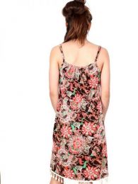 Detalle no seleccionable para compra Vestido hippie suelto estampado detalle del producto