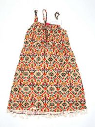Modelo: 184 Vestido hippie suelto estampado Mod 184