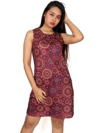 Detalle no seleccionable para compra Vestidos Hippies Boho Étnicos - Vestido hippie con estampado VESN19.