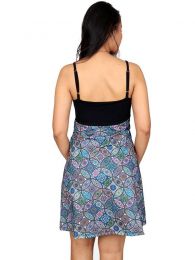 Detalle no seleccionable para compra Vestidos Hippies Alternativos - Vestido hippie suelto estampado VESN20.