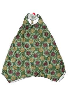 Modelo: Verde Vestidos Hippie y Alternativos - Vestido hippie con estampado VESN25 - Modelo Verde