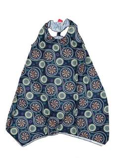 Modelo: Azul Vestidos Hippie y Alternativos - Vestido hippie con estampado VESN25 - Modelo Azul