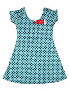 Modelo: Azul Vestidos Hippie Étnicos - Vestido hippie con estampado VESN29 - Modelo Azul