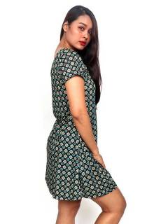 Detalle no seleccionable para compra Vestidos Hippie Étnicos - Vestido hippie con estampado VESN29.