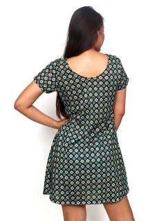 Detalle no seleccionable para compra Vestidos Hippie Étnicos - Vestido hippie con estampado VESN29.