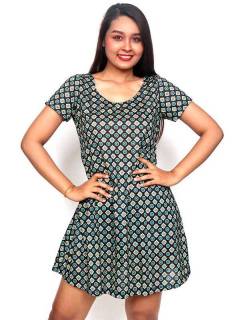 Detalle no seleccionable para compra Vestidos Hippie Étnicos - Vestido hippie con estampado VESN29.