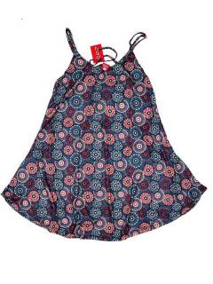 Modelo: Azul Vestidos Hippies y Etnicos - Vestido hippie suelto con VESN31 - Modelo Azul