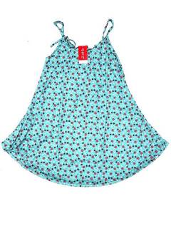 Modelo: Azul Vestidos Hippies y Etnicos - Vestido hippie suelto con VESN32 - Modelo Azul