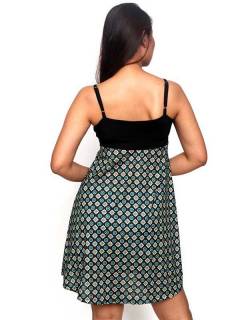 Detalle no seleccionable para compra Vestidos Hippies y Etnicos - Vestido hippie suelto estampado VESN33.