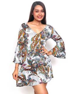 Detalle no seleccionable para compra Vestidos Hippies de Verano - Vestido hippie suelto con VESN37.