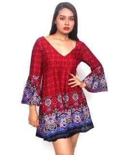 Outlet Ropa Hippie - Vestido hippie suelto con VESN38.