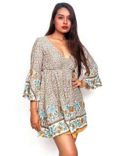 Detalle no seleccionable para compra Vestidos Hippie Boho Alternativos - Vestido hippie suelto con VESN40.