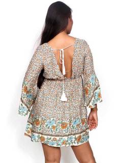 Detalle no seleccionable para compra Vestidos Hippie Boho Alternativos - Vestido hippie suelto con VESN40.