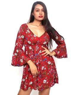 Detalle no seleccionable para compra Vestidos Hippies y Etnicos - Vestido hippie suelto con VESN41.