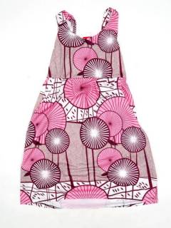 Vestidos de Verano - Vestido hippie suelto con VESN44 - Modelo Rosa