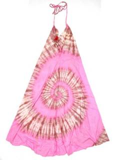 Outlet Ropa Hippie - Vestido largo Tie dye muy VETO01 - Modelo Rosa