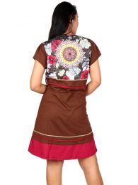 Detalle no seleccionable para compra Vestidos Hippies Boho Étnicos - Vestido hippie con detalles VEUN104.