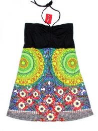 Modelo: Negro Vestido palabra de honor con Mod Negro