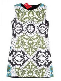 Modelo: Verde Vestido detalles estampados Mod Verde