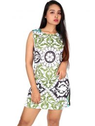 Detalle no seleccionable para compra Vestidos Hippies Boho Étnicos - Vestido estampados étnico VEUN85.
