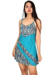 Detalle no seleccionable para compra Outlet Ropa Hippie - Vestido estampados étnico VEUN86.
