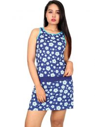 Detalle no seleccionable para compra Vestidos Hippie Ethnic Boho - Vestido con estampados étnicos VEUN96.