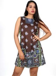 Detalle no seleccionable para compra Vestidos Hippie Ethnic Boho - Vestido estampados étnicos VEUN97.