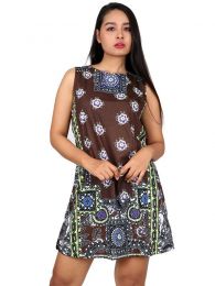 Detalle no seleccionable para compra Vestidos Hippie Ethnic Boho - Vestido estampados étnicos VEUN97.