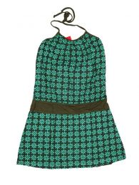 Modelo: Verde Vestidos Hippies Boho Étnicos - Vestido con frontal estampados VEUN99 - Modelo Verde