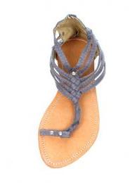 Modelo: Gris Outlet de Bolsos y Otros artículos hippies - Sandalia dedo, gladiator de ZHO02 - Modelo Gris