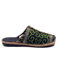 Modelo: Verde 15 zueco abierto étnico Mod Verde 15