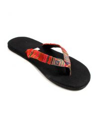 Sandalia flip flop étnica, para comprar al por mayor o detalle  en la categoría de Ropa Hippie de Mujer Artesanal | ZAS.[ZNN11]