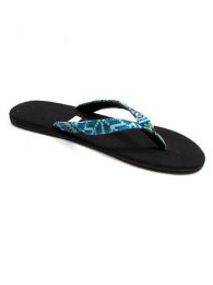 Modelo: Azul Sandalia tipo flip flop étnico Mod Azul