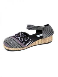 Modelo: Negro17 Zueco zapato estilo menorquina Mod Negro17