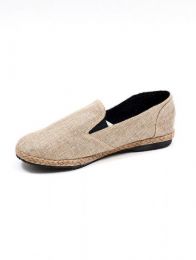 Sandalias y Zuecos - Zapato liso de fibras naturales ZNN14 - Modelo Crudo