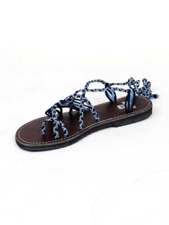 Sandalia Romana de cordones Azules,  para comprar al por mayor o detalle  en la categoría de Sandalias y Zuecos Hippie para Hombre o Mujer | ZAS . [ZSC18]