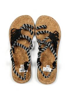 Detalle no seleccionable para compra Sandalias y Zuecos - Sandalia artesanal con base ZSC26.