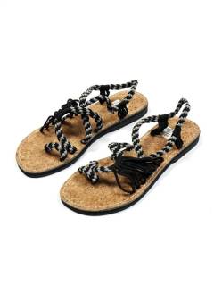 Detalle no seleccionable para compra Sandalias y Zuecos - Sandalia artesanal con base ZSC26.