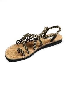 Detalle no seleccionable para compra Sandalias y Zuecos - Sandalia artesanal con base ZSC27.
