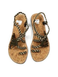 Detalle no seleccionable para compra Sandalias y Zuecos - Sandalia artesanal con base ZSC27.