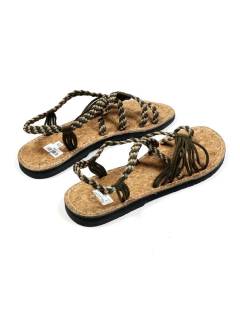 Detalle no seleccionable para compra Sandalias y Zuecos - Sandalia artesanal con base ZSC27.