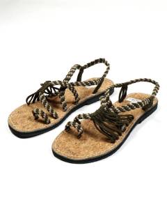 Detalle no seleccionable para compra Sandalias y Zuecos - Sandalia artesanal con base ZSC27.