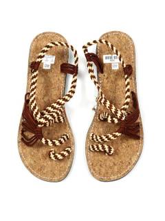 Detalle no seleccionable para compra Sandalias y Zuecos - Sandalia artesanal con base ZSC28.